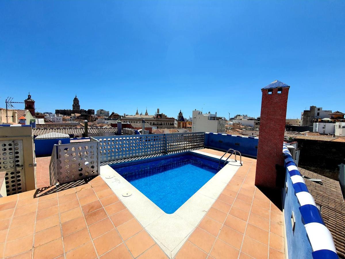 Marinac33 Precioso Apartamento Con Piscina En El Centro De Malaga Apartman Kültér fotó